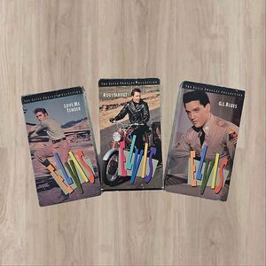 Elvis Presley VHS Tapes (Set of 3)